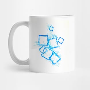 Blue Squared Mug